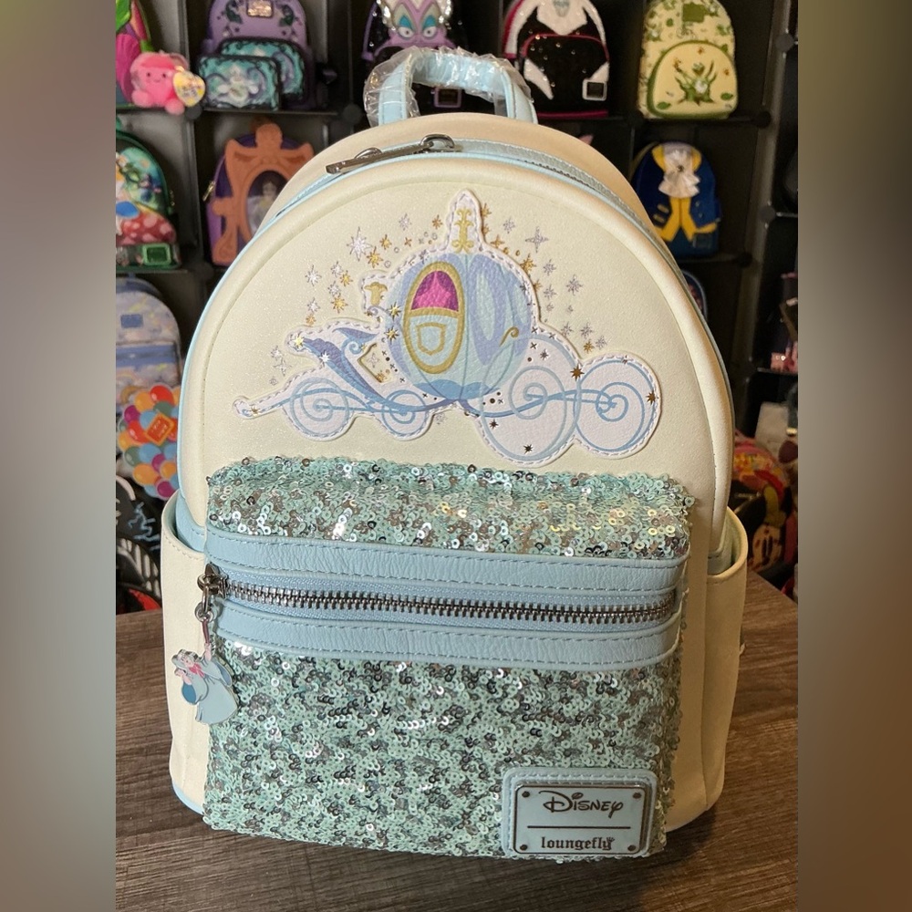 Cinderella’s Magical Carriage Sequin Loungefly